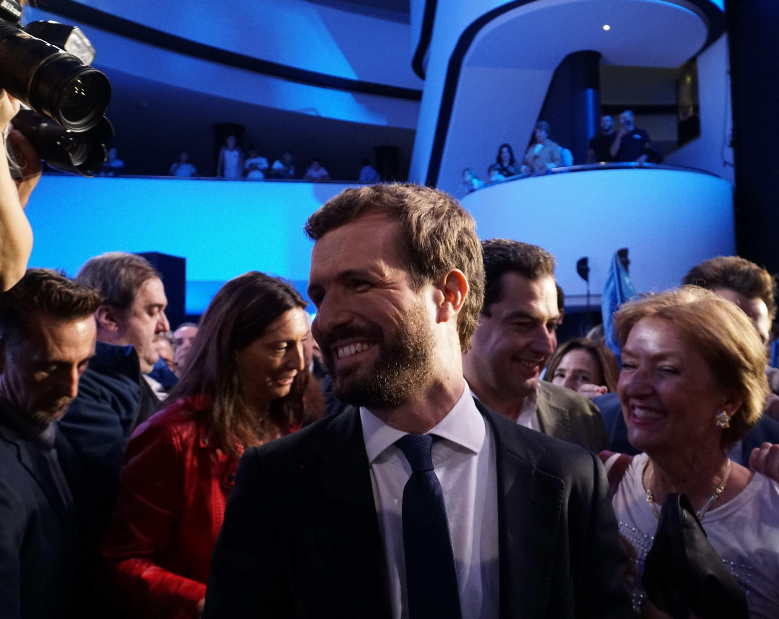 Pablo Casado comienza la carrera por la Presidencia del Gobierno con un acto del PP en Sevilla.