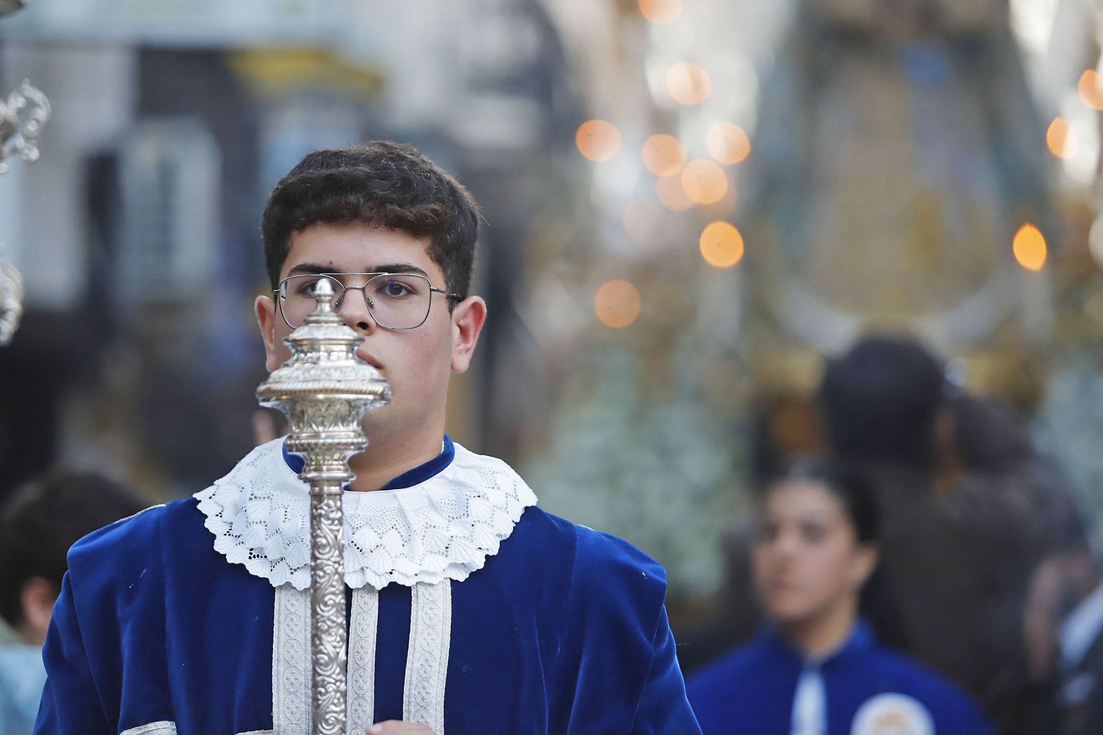 Imágenes de la procesión de la Purísima Concepción por las calles del el centro