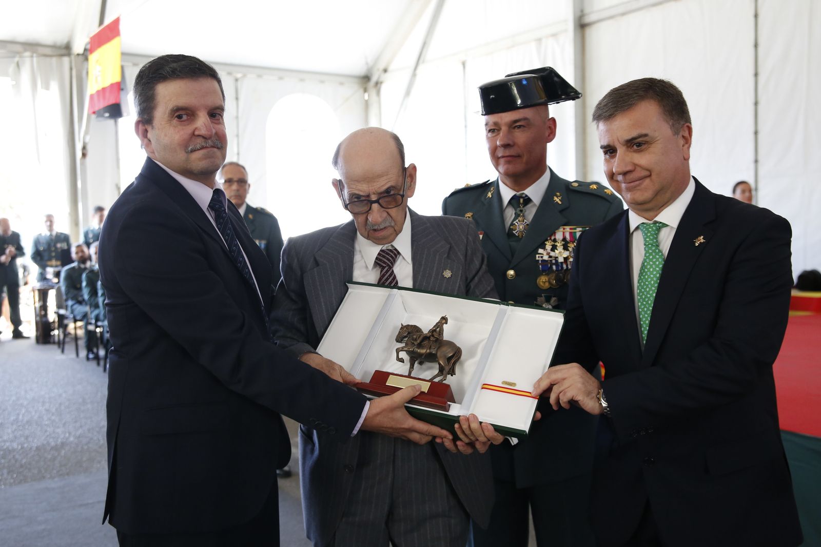 Imágenes del acto de celebración de la patrona de la Guardia Civil