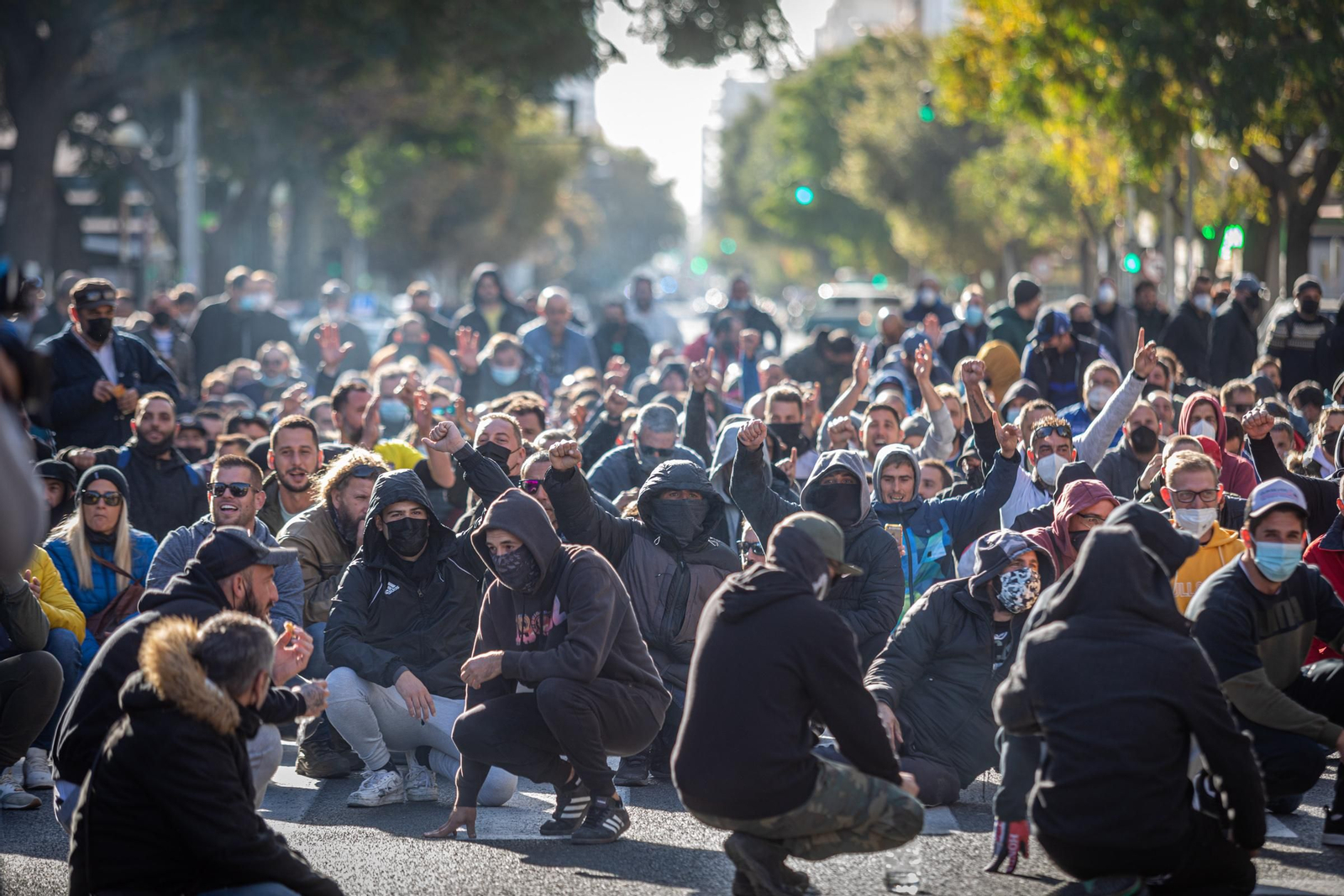 Las imágenes de la tercera jornada de la huelga del metal en Cádiz