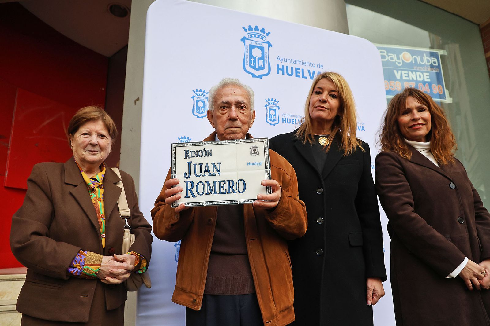 Las fotografías de la rotulación del Rincón de Juan Romero