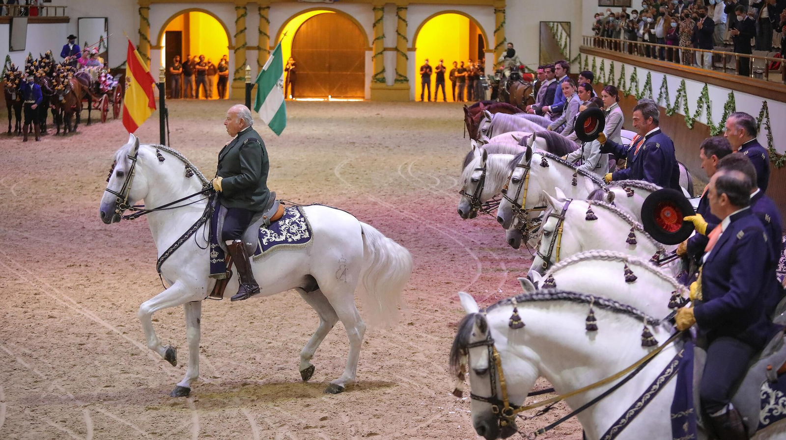 Así fue el homenaje a Álvaro Domecq en la Real Escuela Andaluza del Arte Ecuestre en Jerez