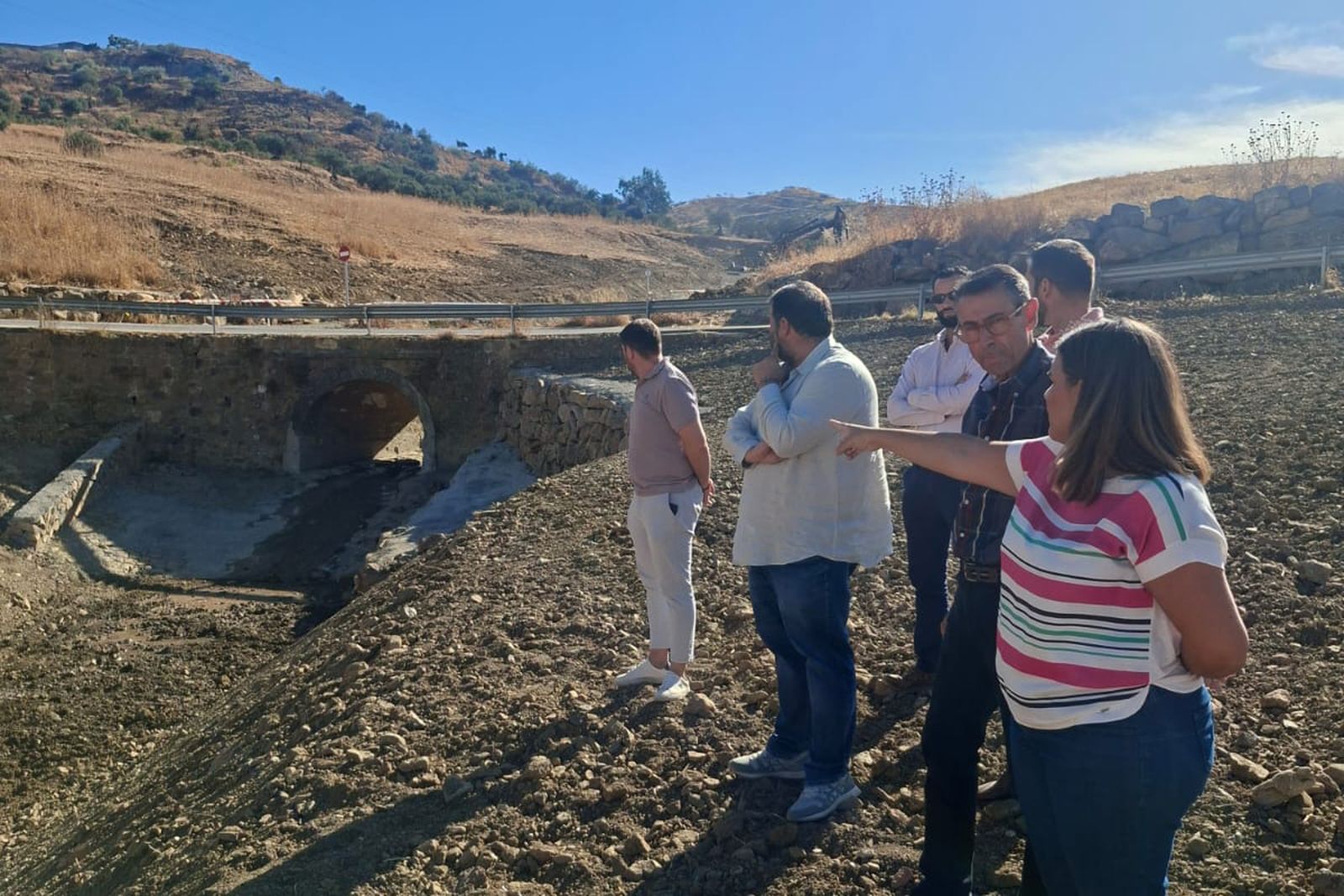 Visita a las obras que se han ejecutado en Ardales.