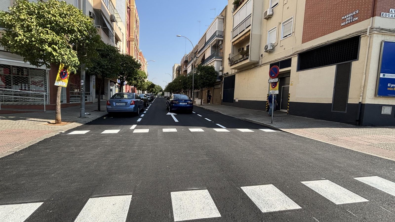 Otra vista del cambio de Marqués de Nervión