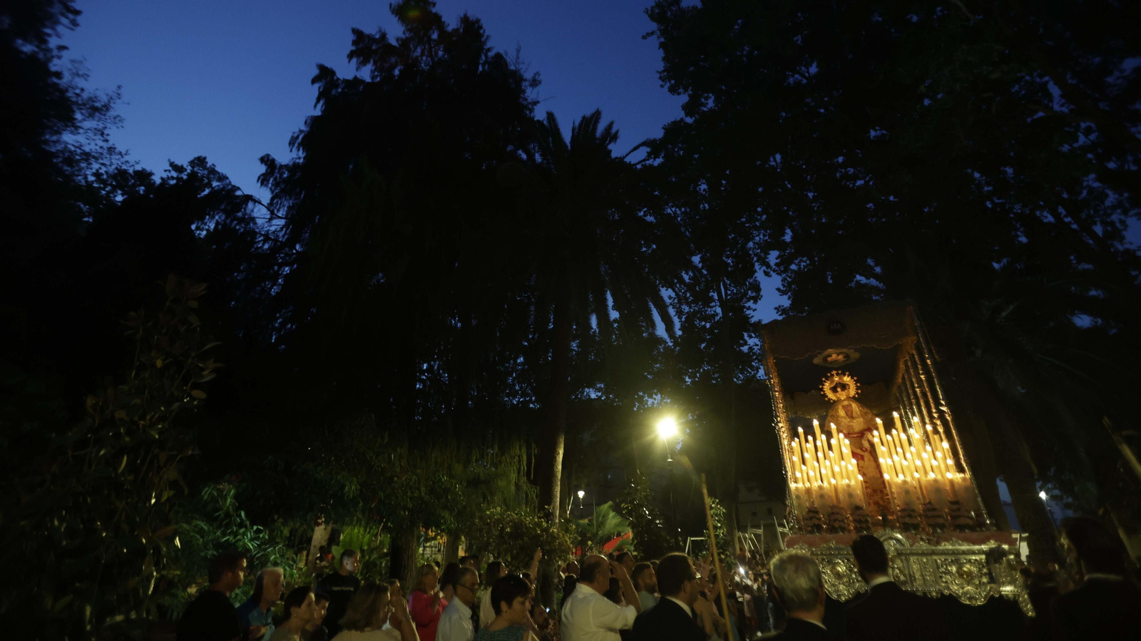 La Magna Mariana de Algeciras por el Parque María Cristina, en imágenes