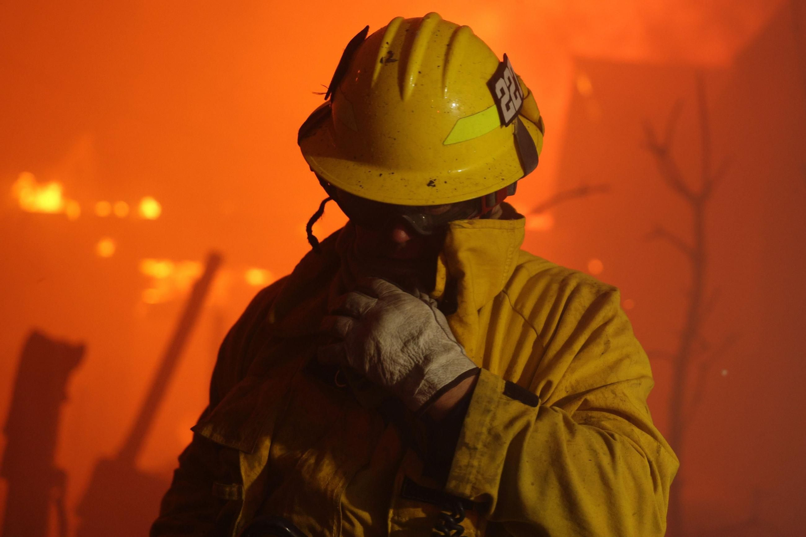 Las impactantes imágenes de los incendios de California