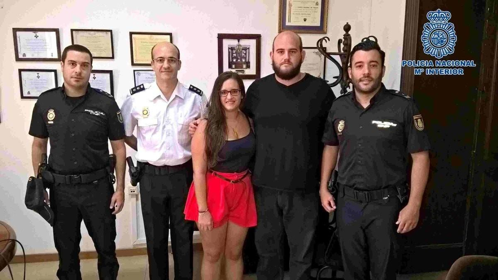 Emotivas gracias a 		la Policía Nacional