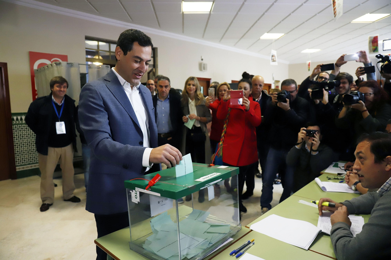 Las imágenes de las elecciones andaluzas 2018