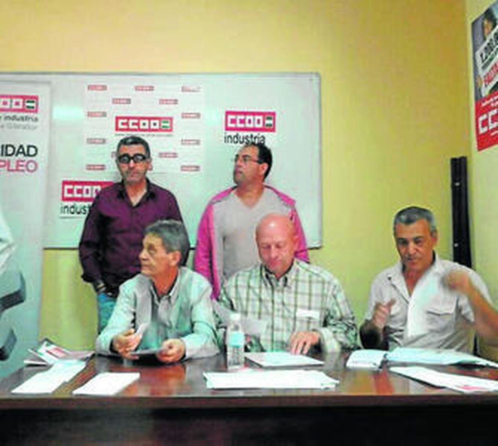Un instante del congreso de CCOO.