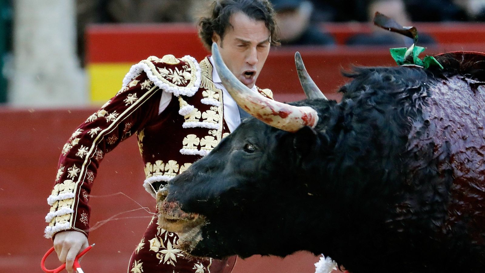 Finito  de Córdoba, durante su faena.
