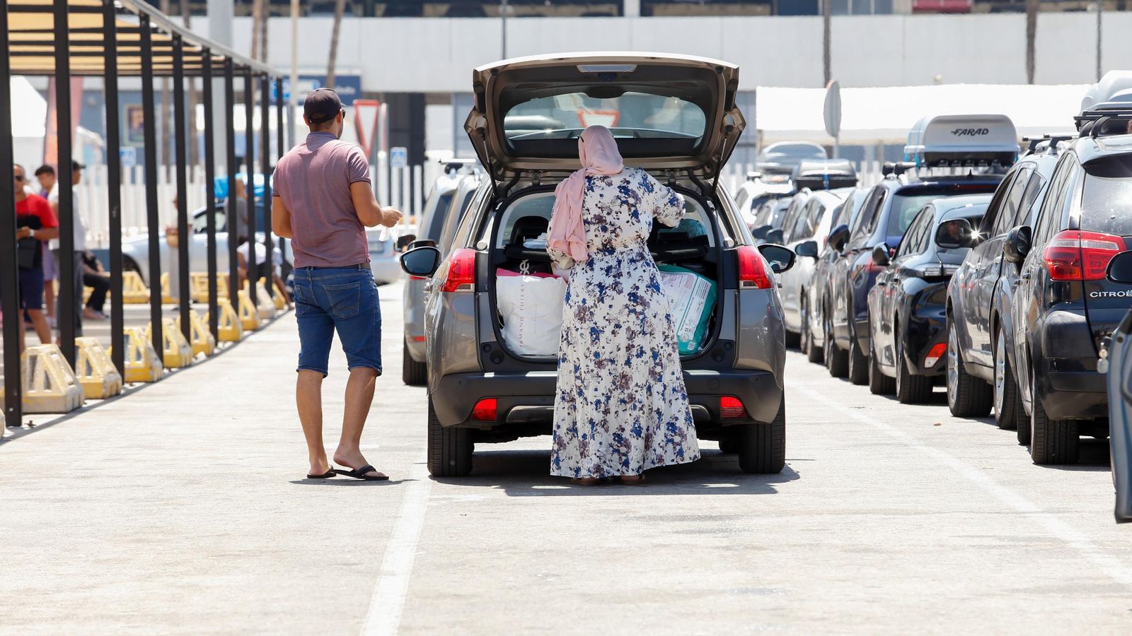 El intenso sábado en la Operación Paso del Estrecho en Algeciras, en imágenes