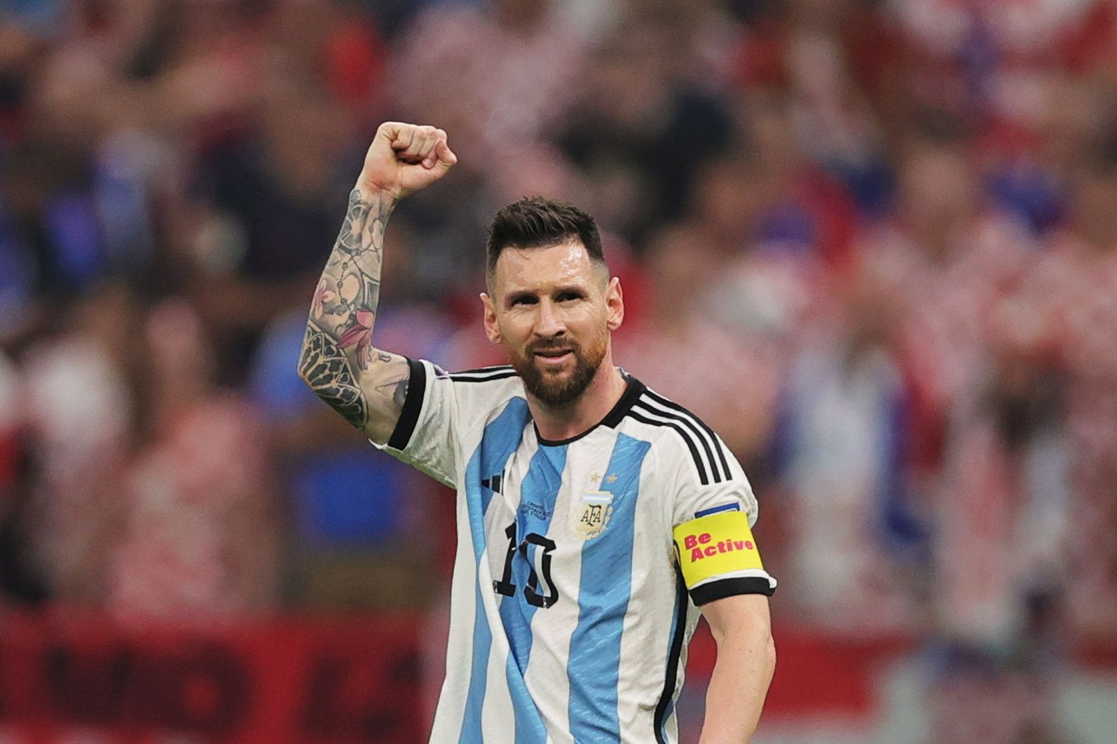 Las fotos de Messi contra Croacia