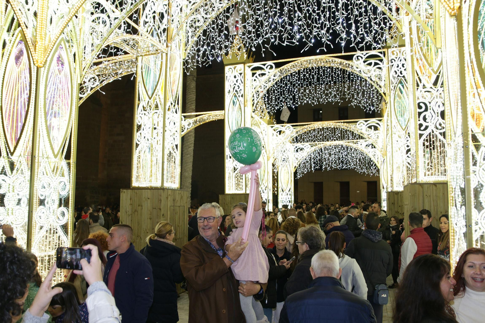 El encendido navideño de Almería, en imágenes