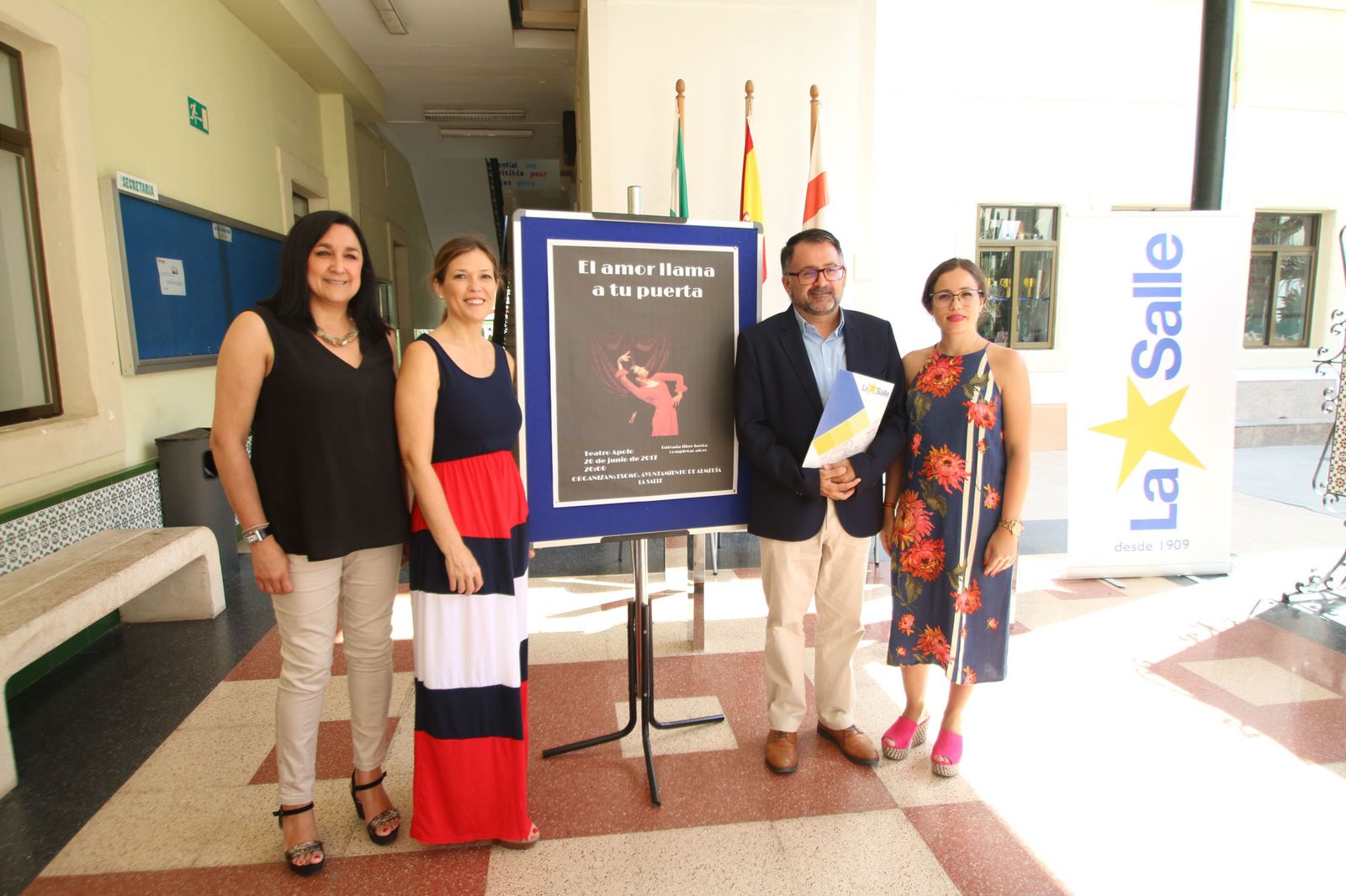 Anabel Márquez, Ana Martínez Labella, Juan Luis Vidal y Gloria Molina.