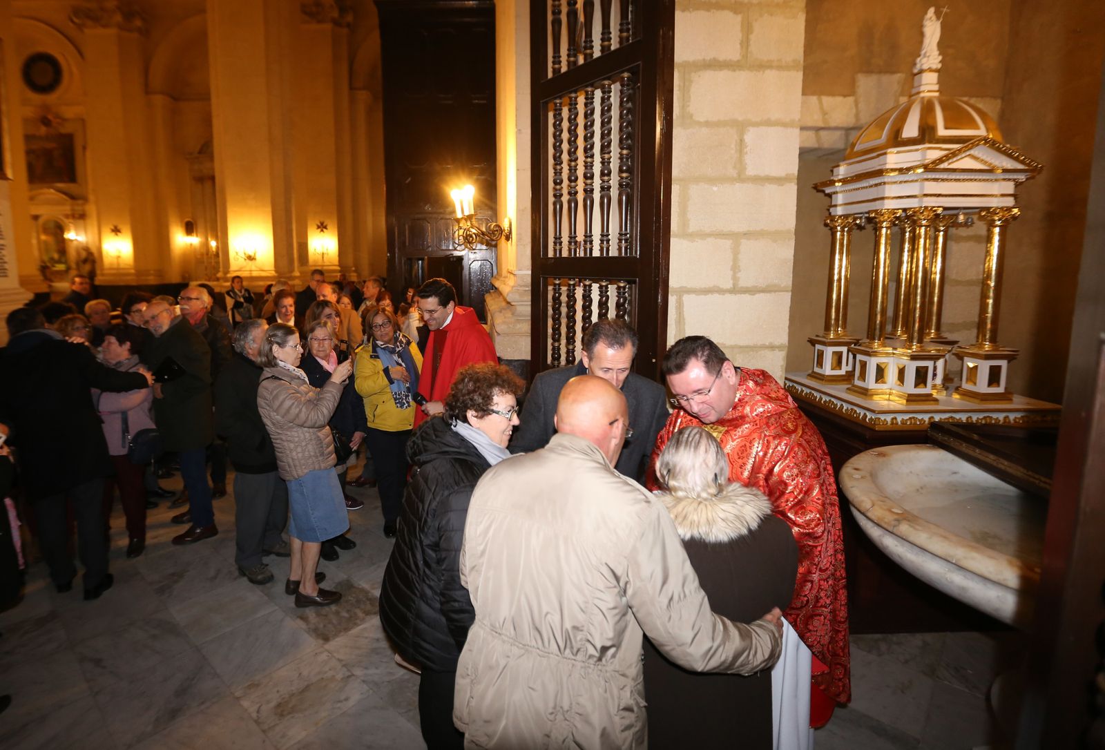 Un momento del acto celebrado en la Iglesia Mayor.