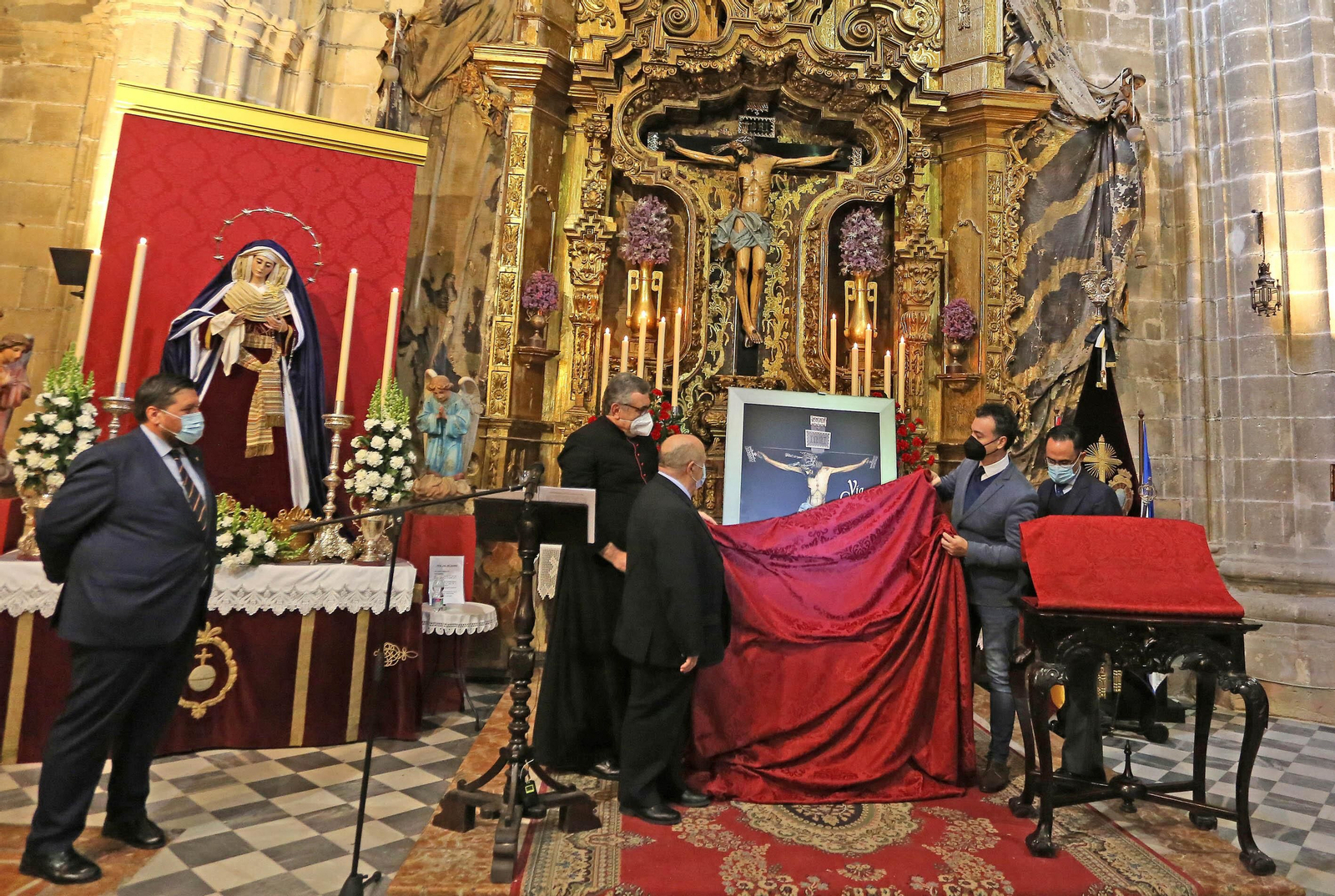 Presentación del cartel del Vía Crucis de las Hermandades de Jerez