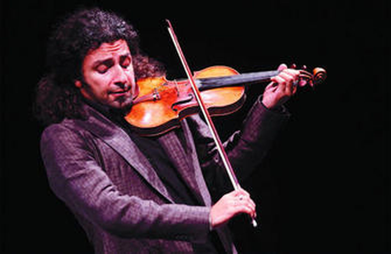 Ara Malikian, el pasado jueves en el Auditorio del Museo Picasso.