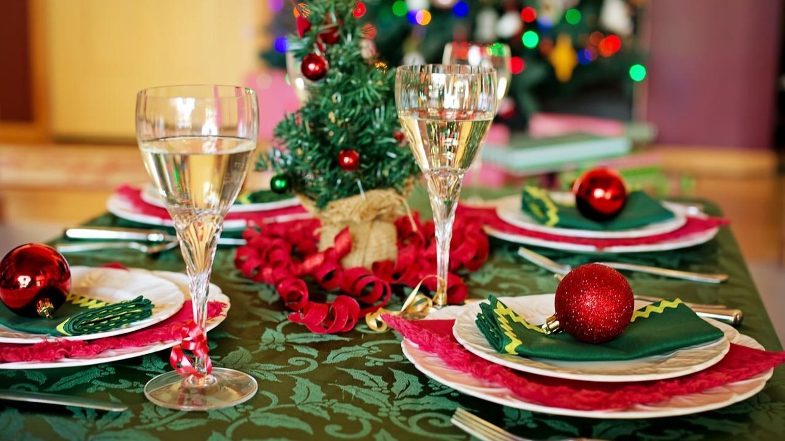 Mesa de Navidad. Mesa de Navidad.