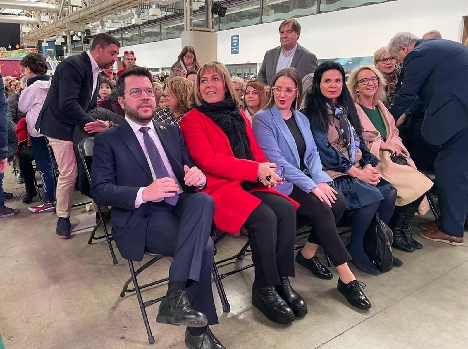 El presidente de la Generalitat en la celebración del Día de Andalucía.