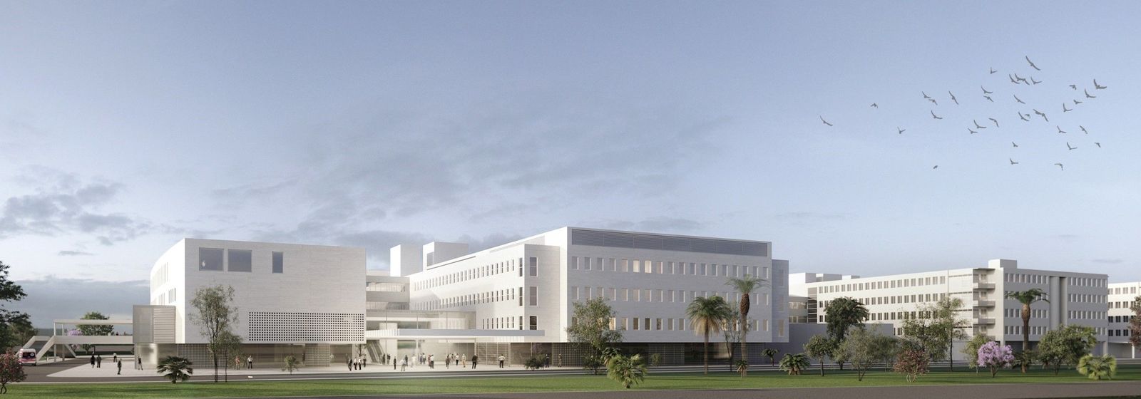 Imagen virtual del hospital Materno Infantil de Huelva.