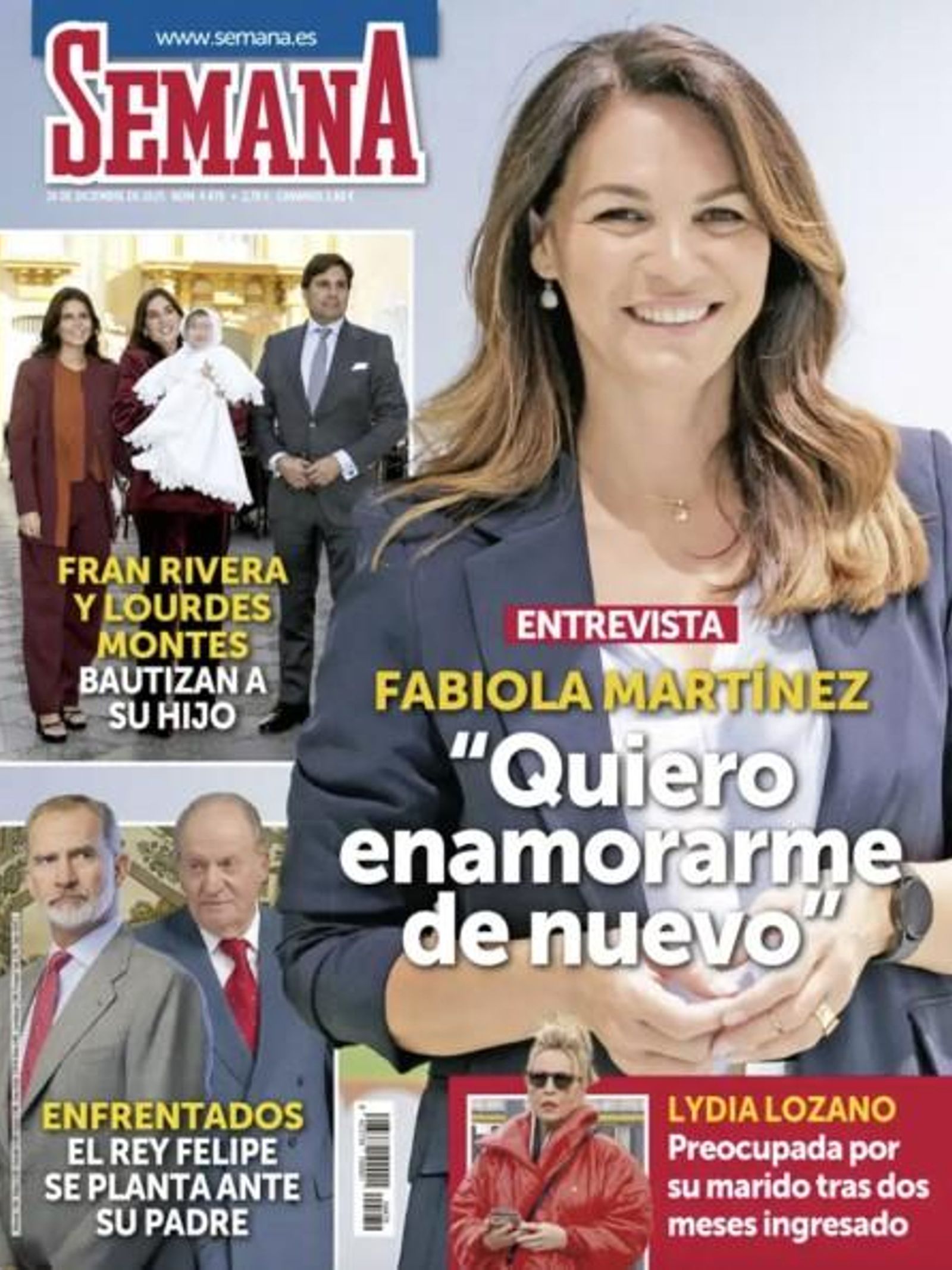 Fabiola Martínez en la portada de 'Semana'