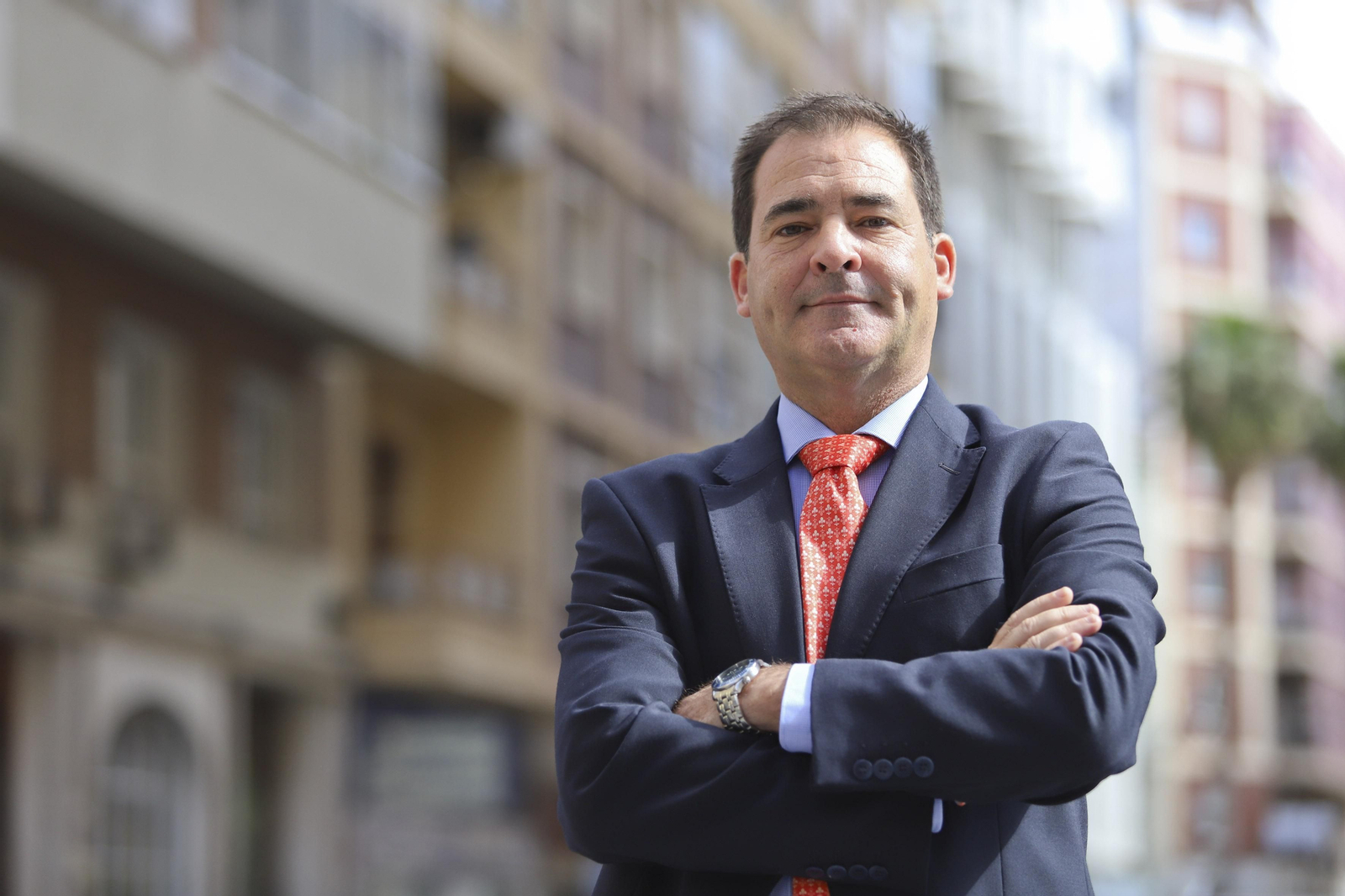Juan Manuel Rosillo, momentos antes de la entrevista con este diario.