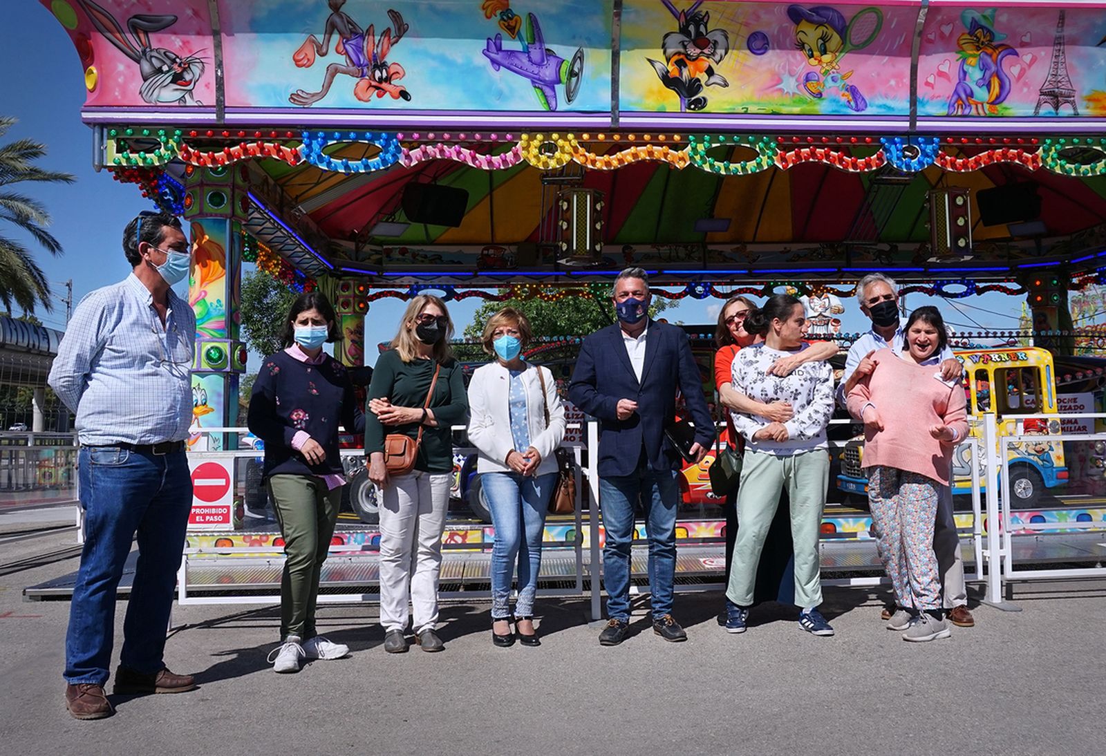 El delegado Rubén Pérez visita el Parque de las Emociones en su primera jornada social e inclusiva.