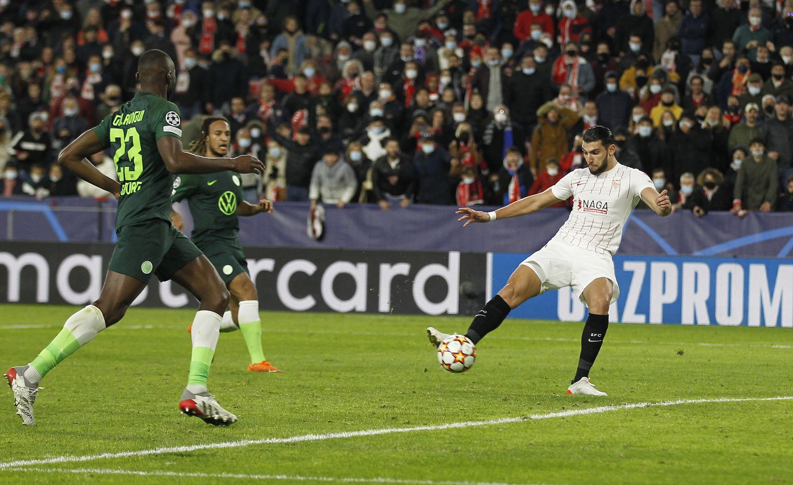 Las imágenes del Sevilla-Wolfsburgo