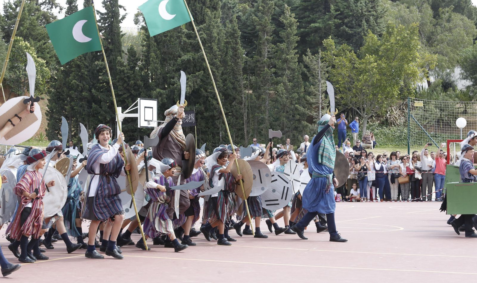 La Batalla de las Navas de Tolosa escenificada por los alumnos de El Romeral