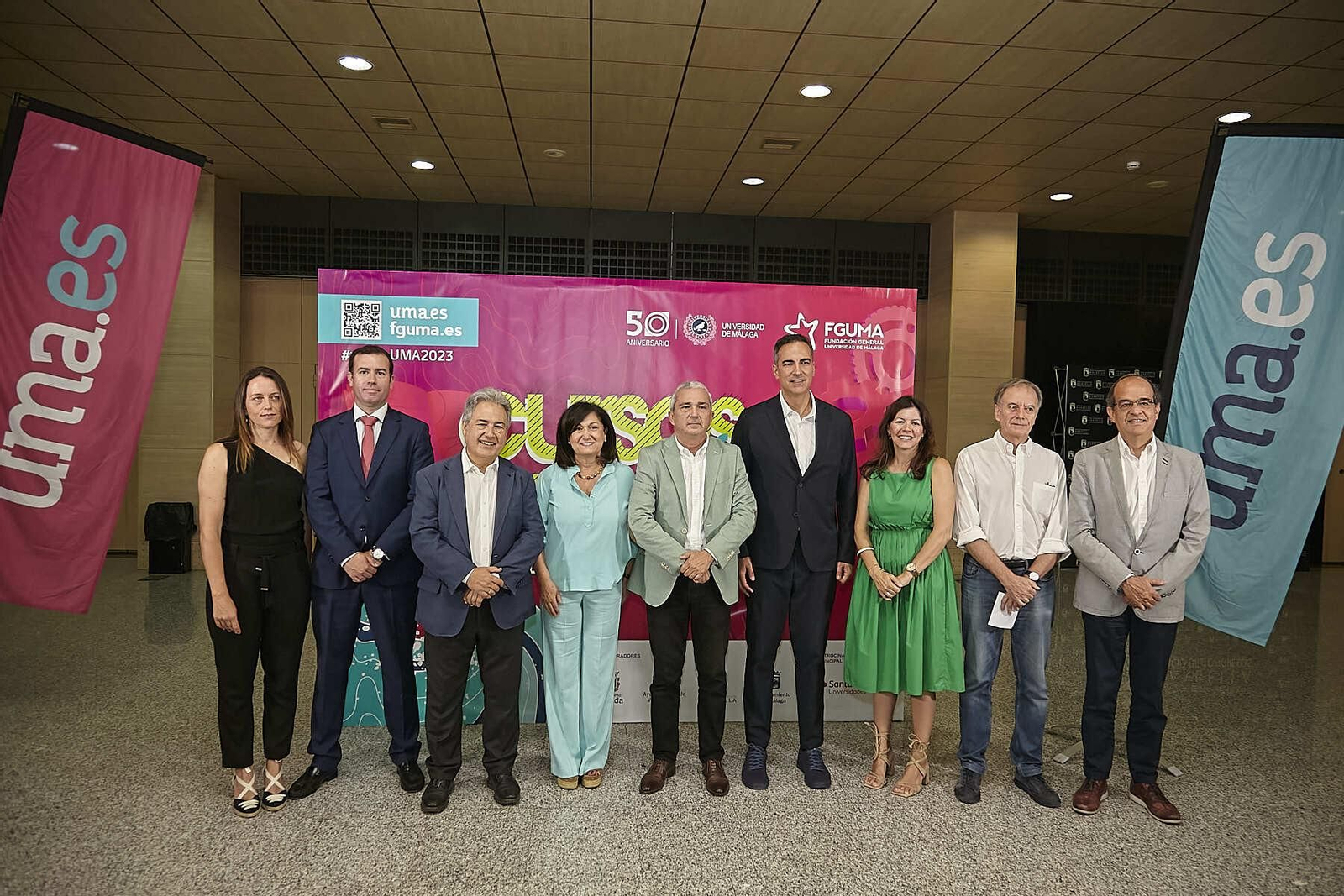 El acto de inauguración de los Cursos de Verano de la UMA en el Palacio de Congresos.