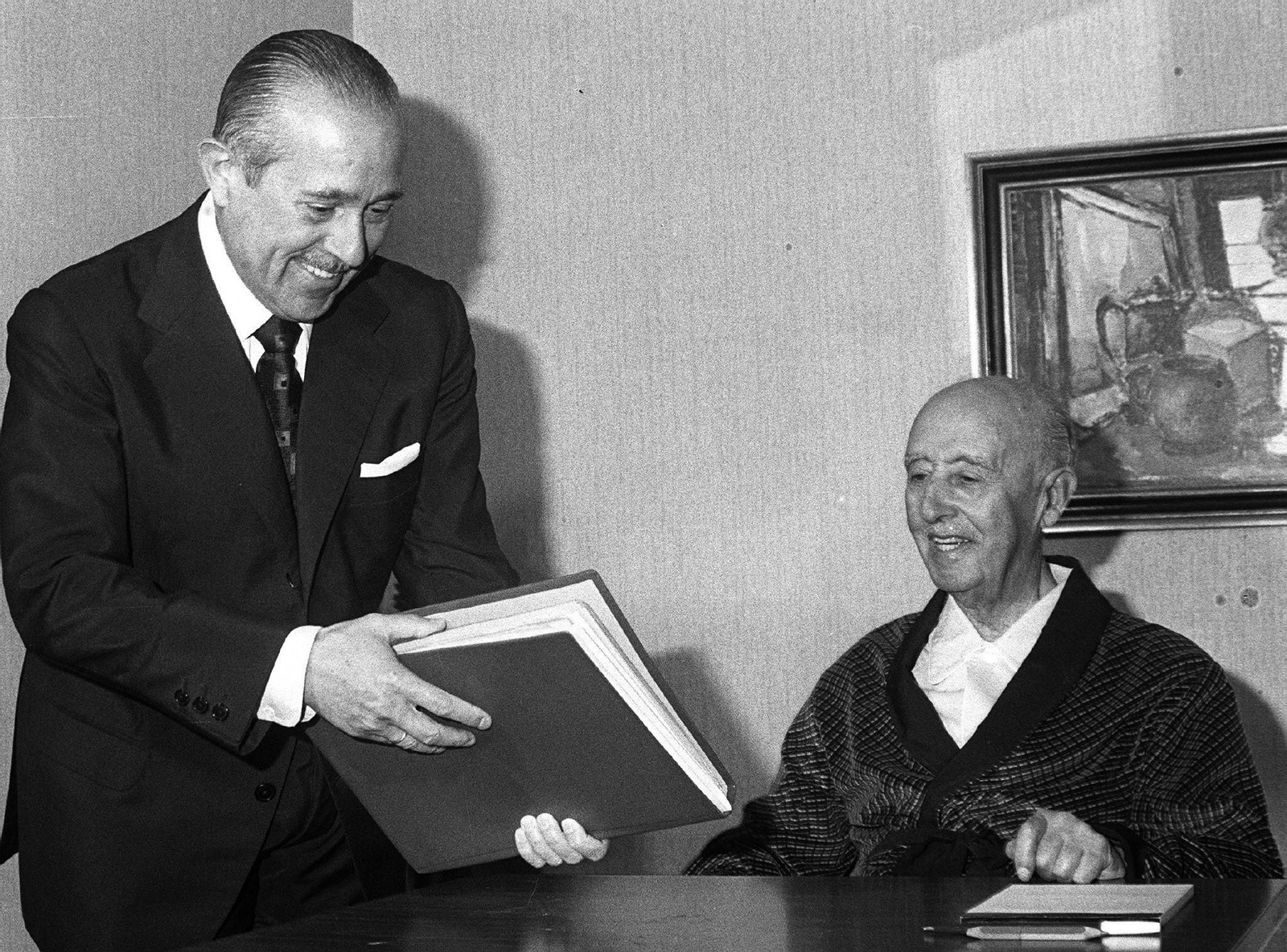 Francisco Franco con Arias Navarro