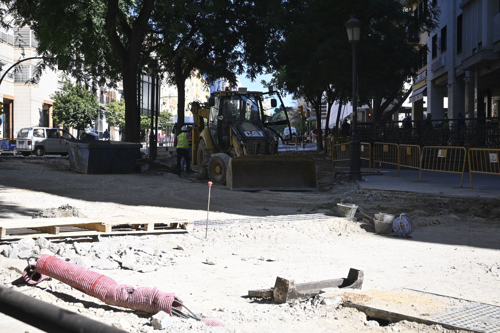 Obras en la Palmera en imágenes