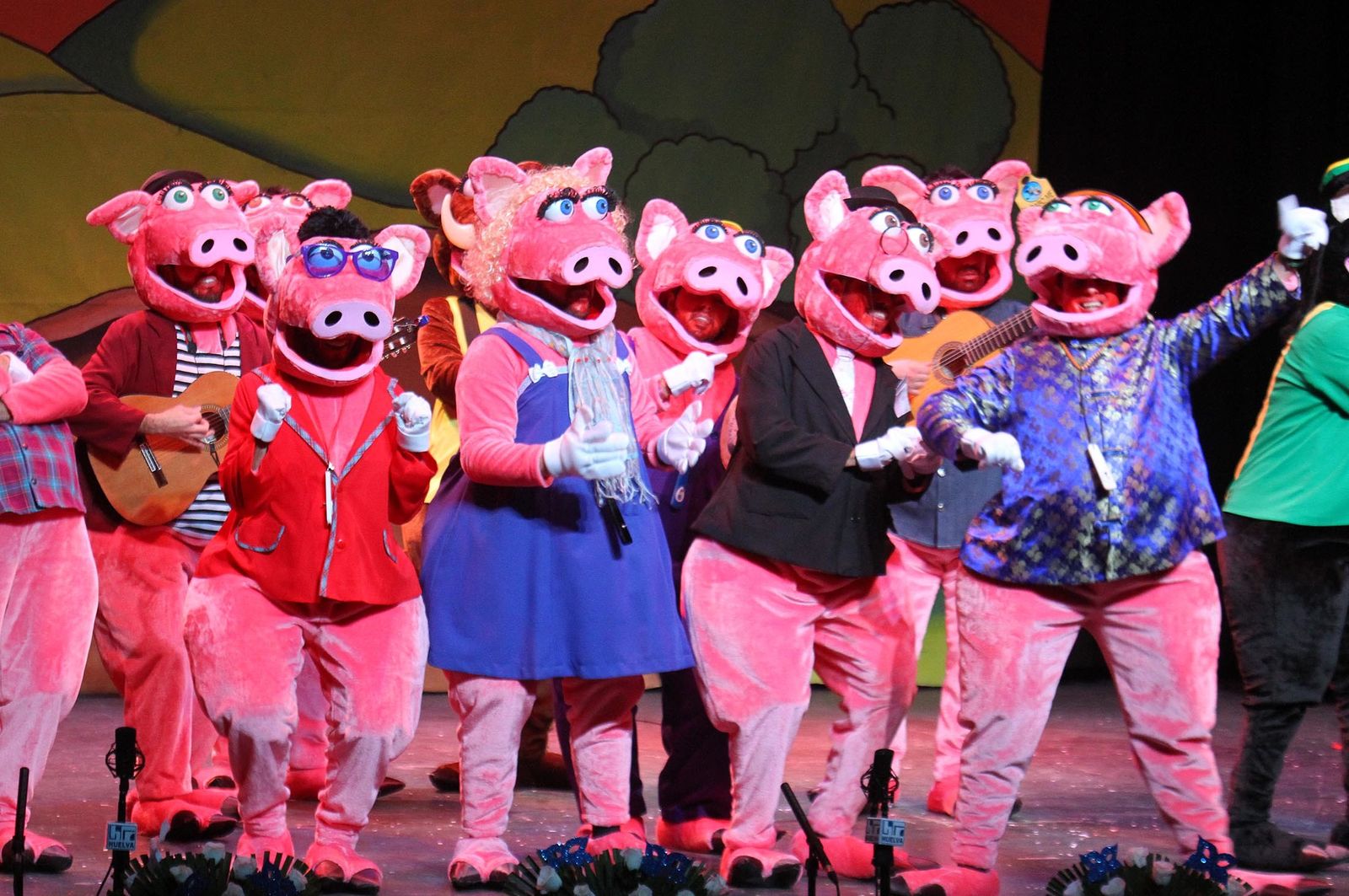 Primera jornada de preliminares del Carnaval Colombino