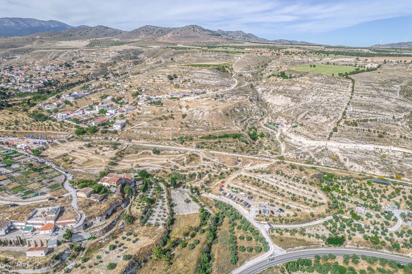Imagen aérea de Baza y sus alrededores
