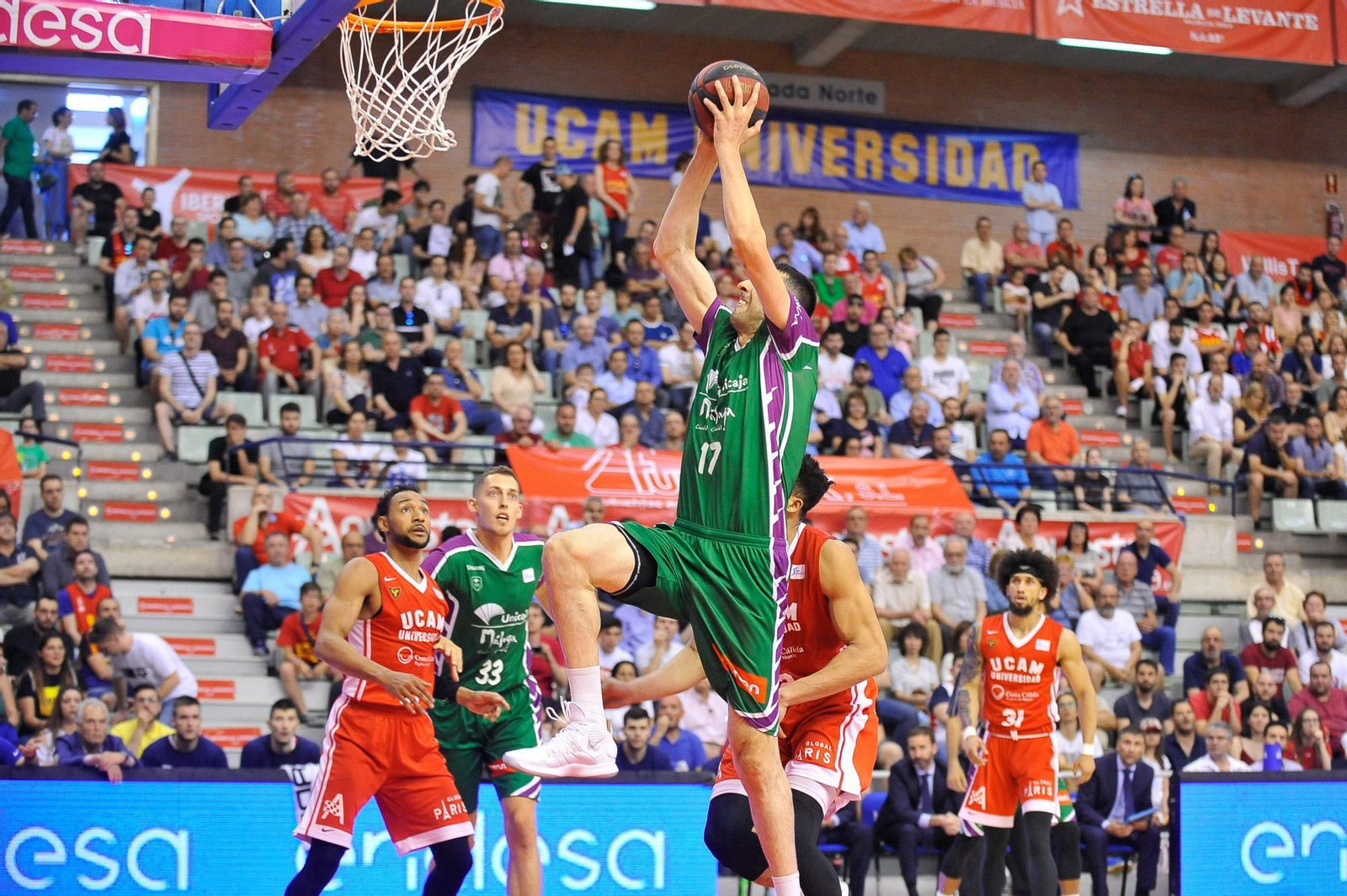 Las fotos del UCAM Murcia - Unicaja Baloncesto