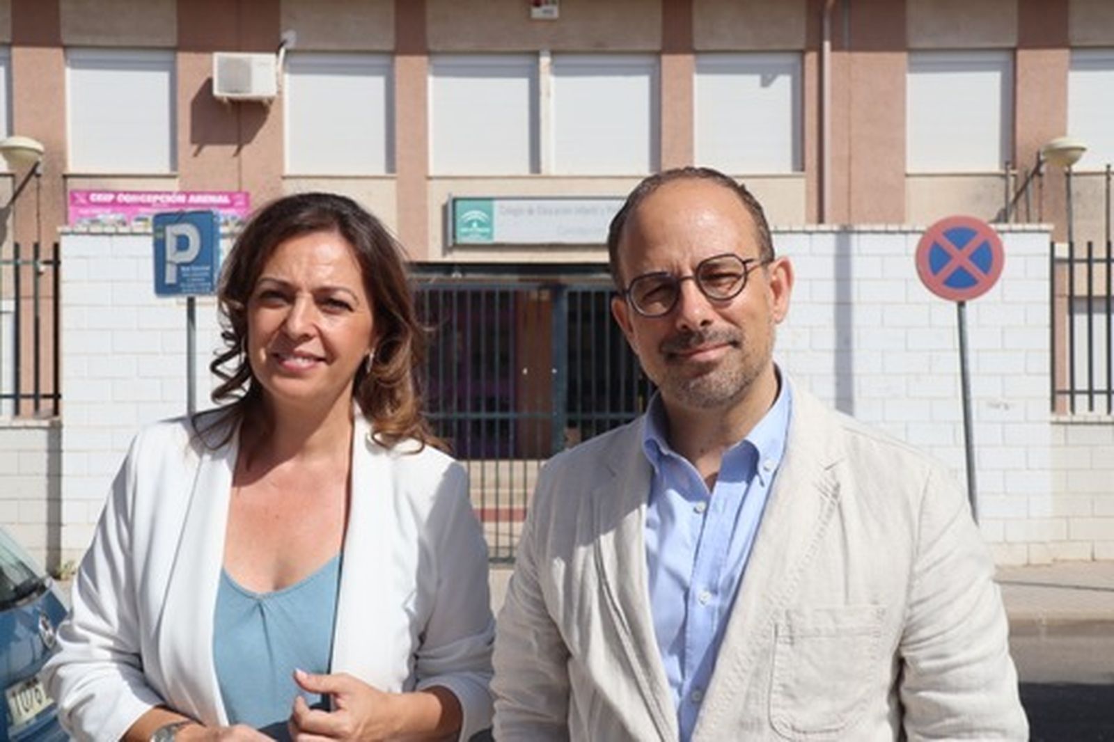 Los parlamentarios socialistas por Córdoba Isabel Ambrosio y Antonio Ruiz.
