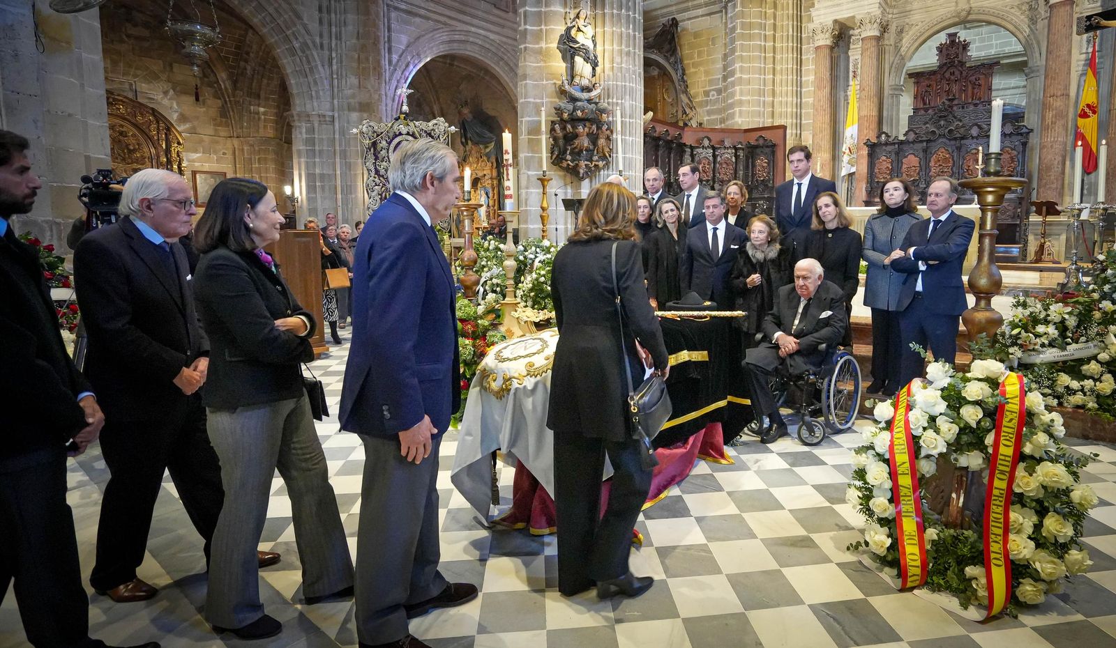 Imágenes del funeral de Álvaro Domecq en la catedral de Jerez
