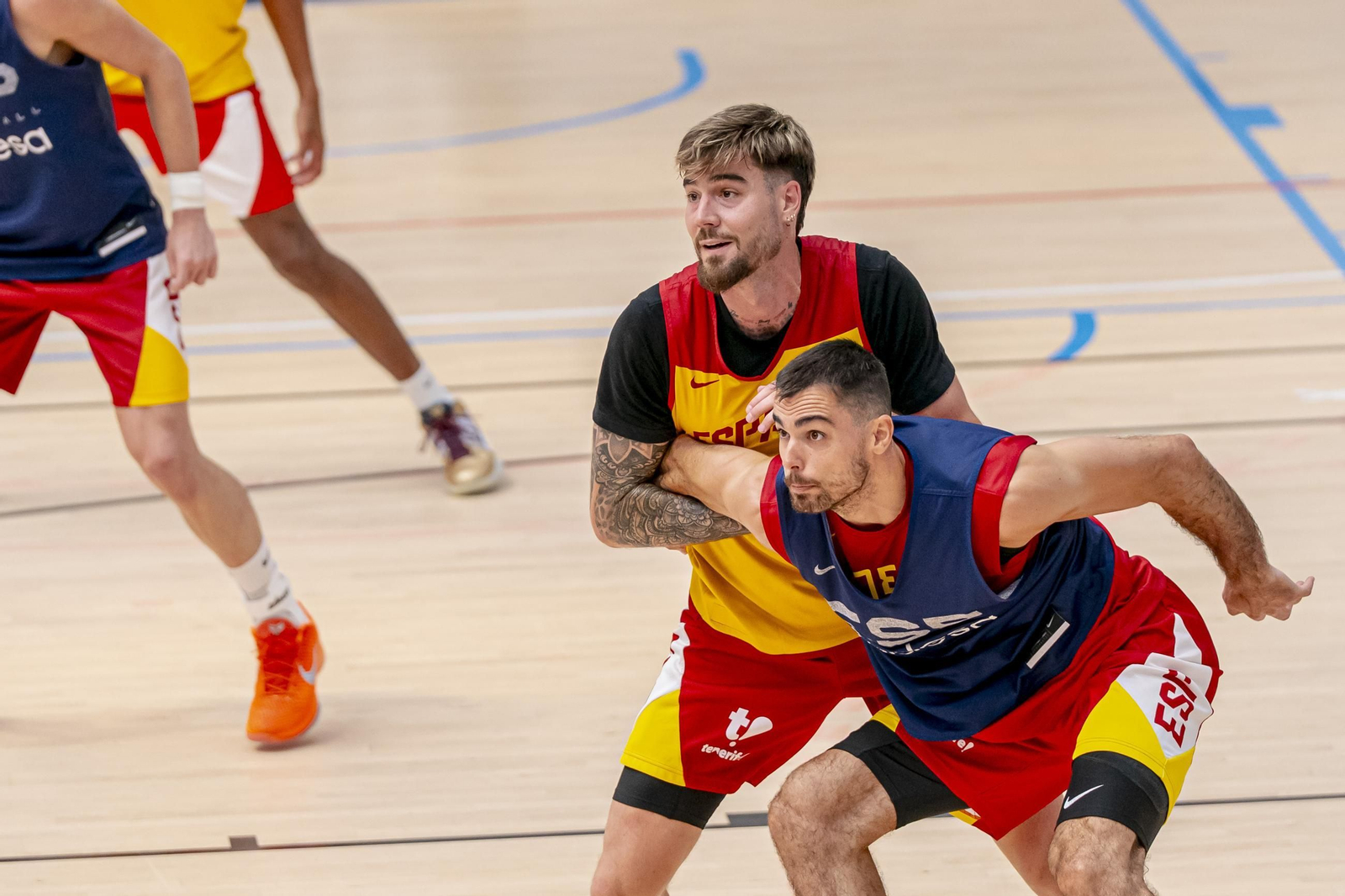 España acaba su trabajo en Madrid antes de venir a Málaga