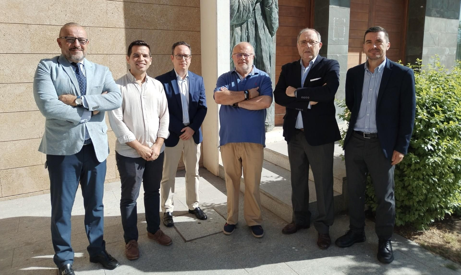 Participantes en el acto del pasado sábado organizado por la Piedad.