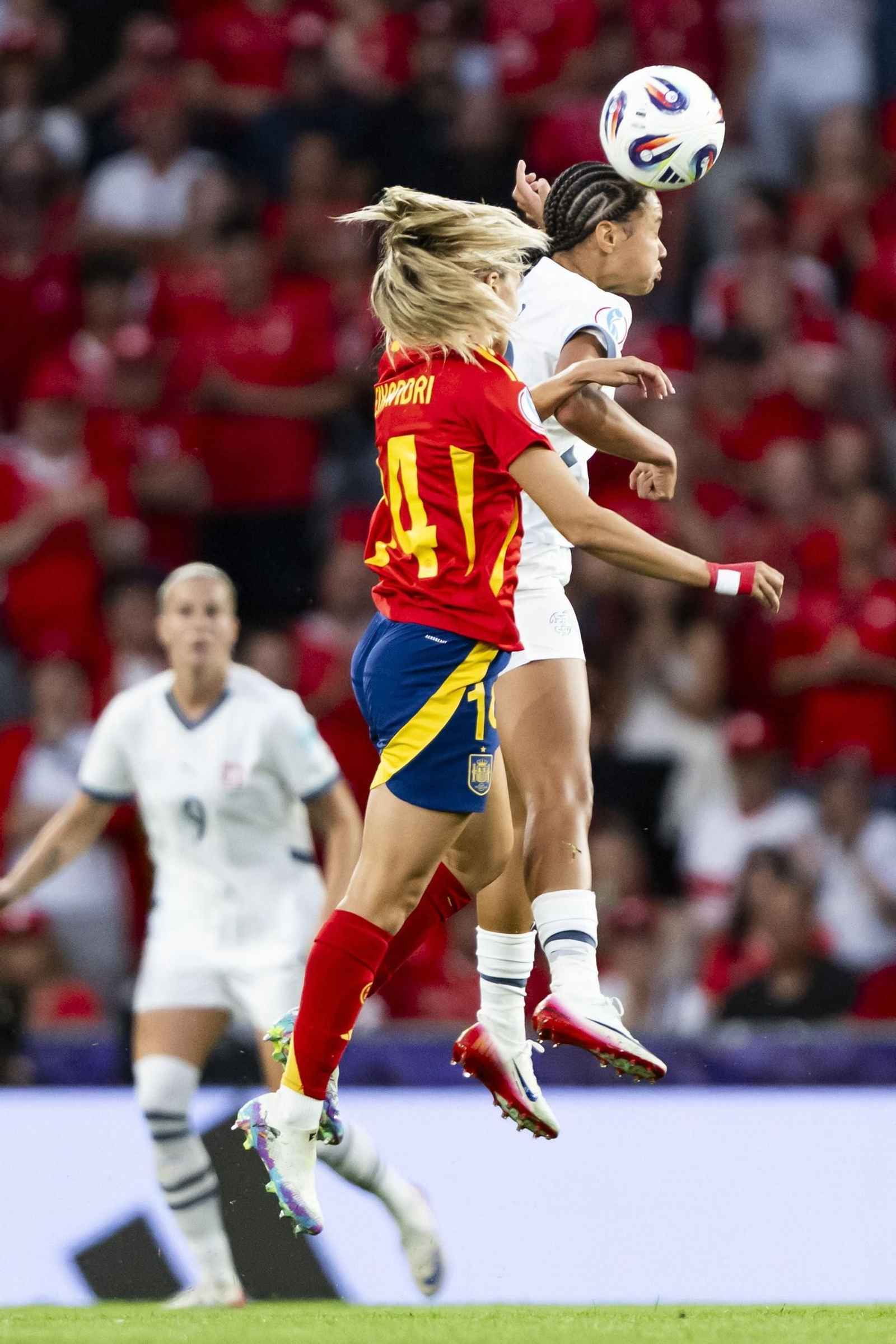 Las mejores fotos del España - Suiza en la Eurocopa femenina