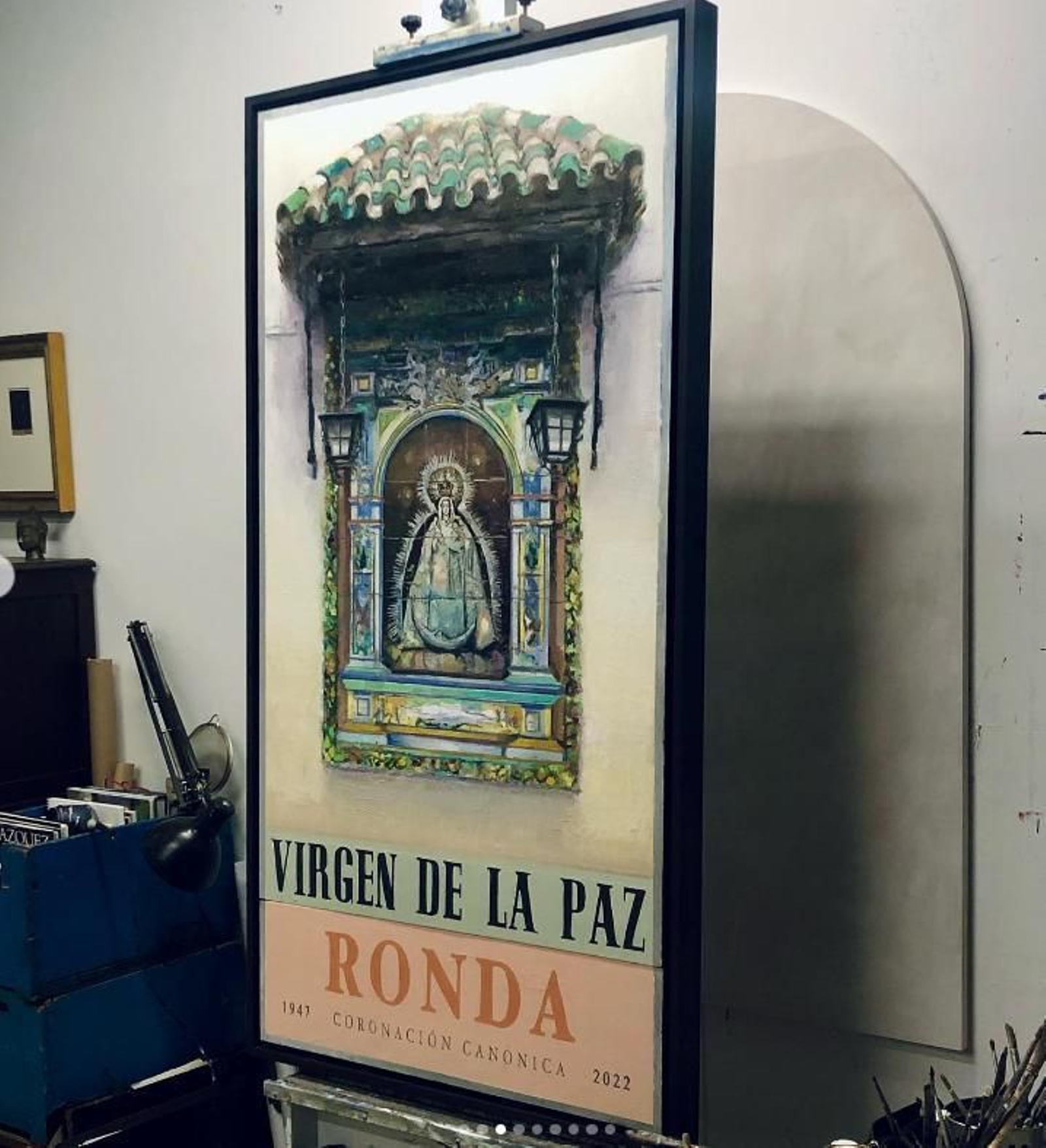 Cartel del 75 aniversario de la coronación de La Paz (Ronda) 2022