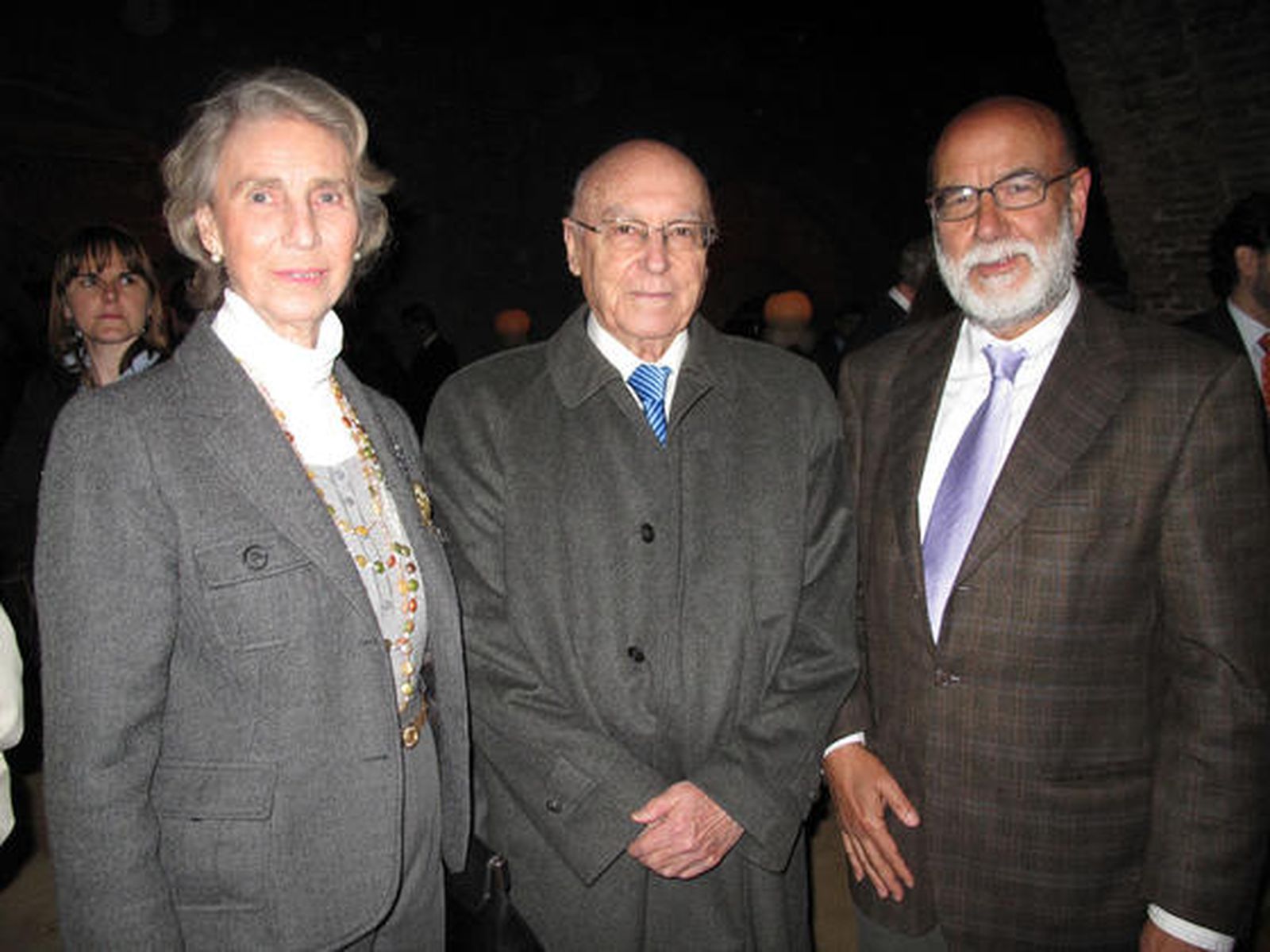 Guadalupe Ternero, Manuel Clavero y Bernardo Bueno. / Victoria Ramírez