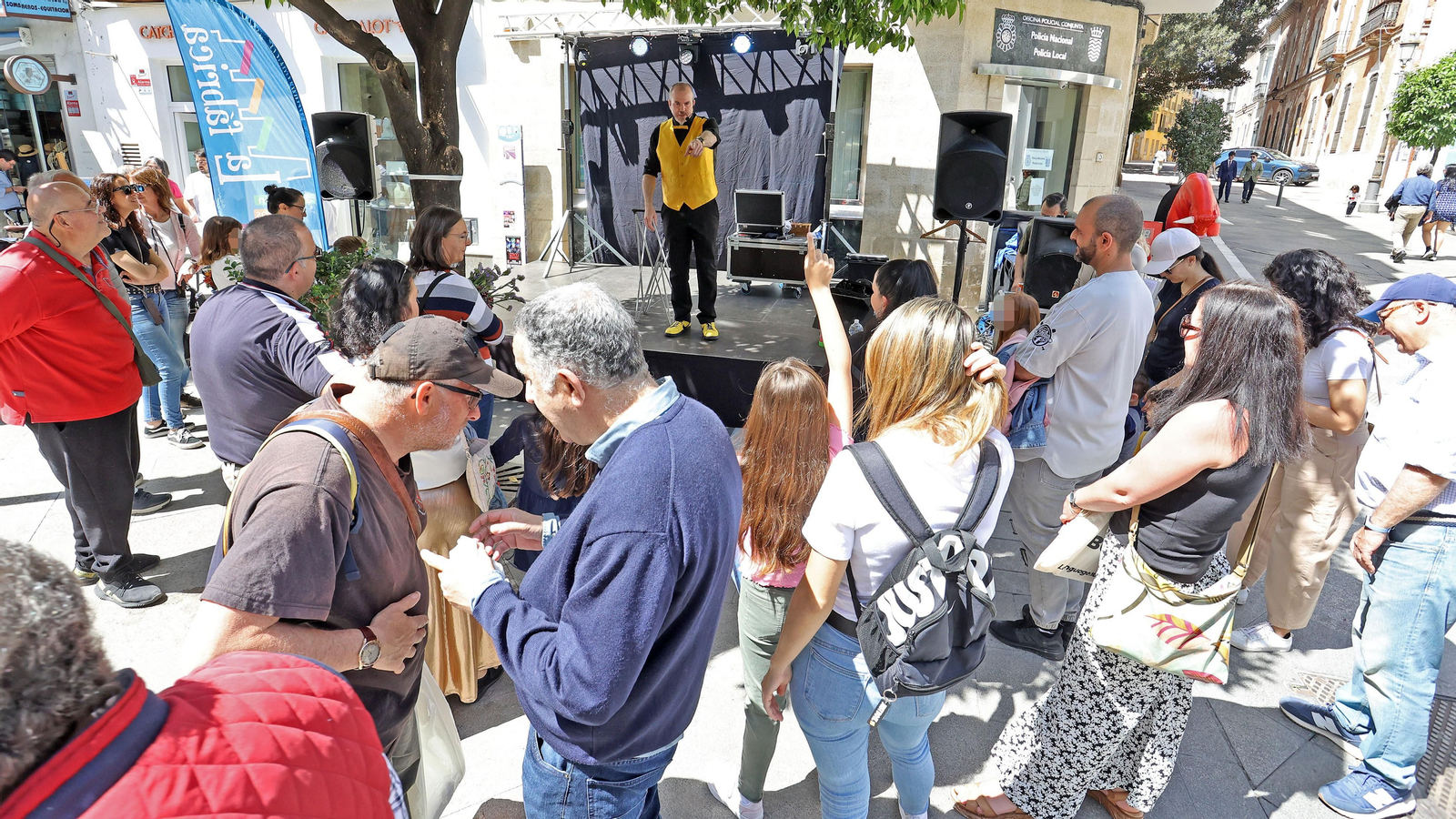 El centro de Jerez lleno este sábado