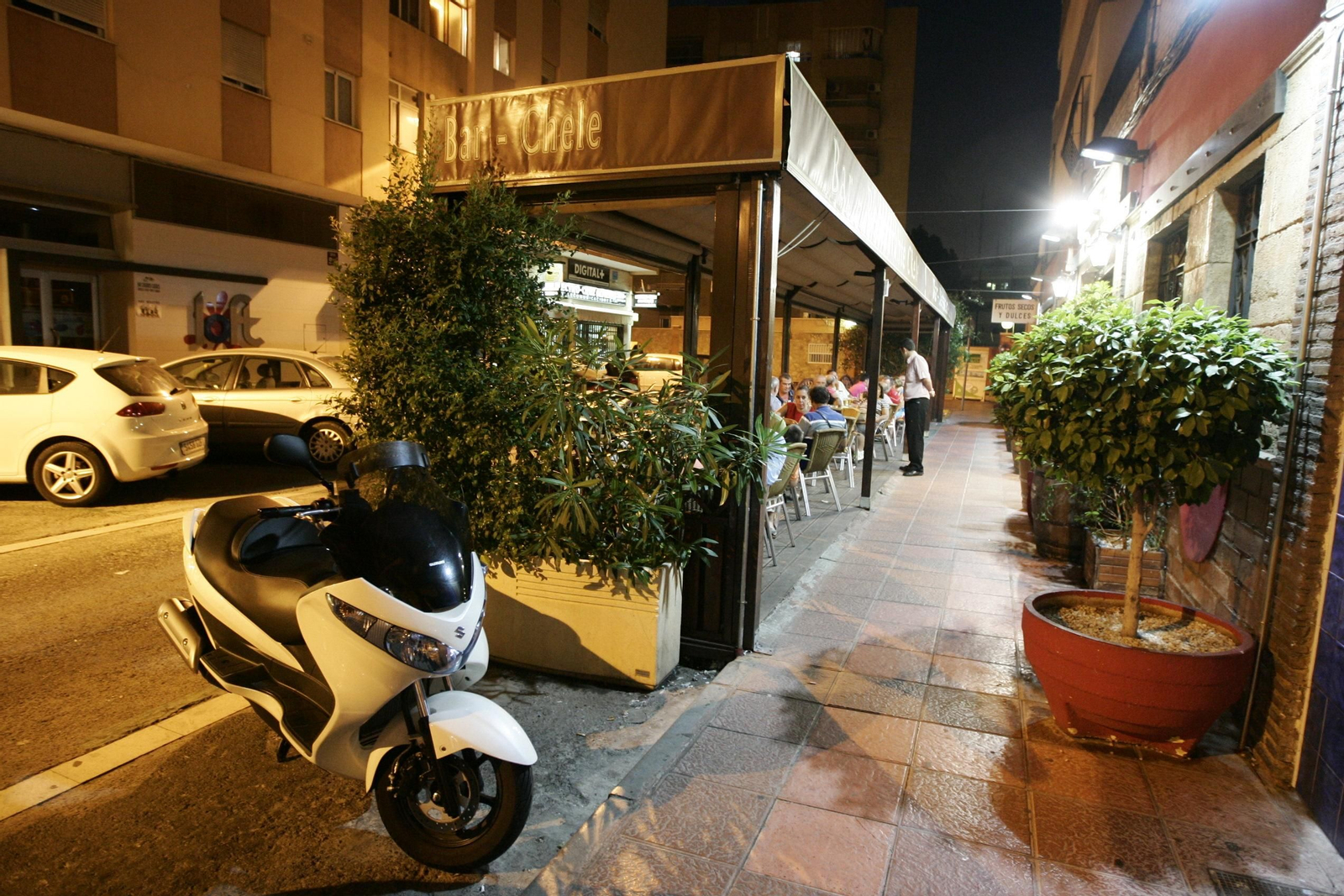 Terraza del bar Chele