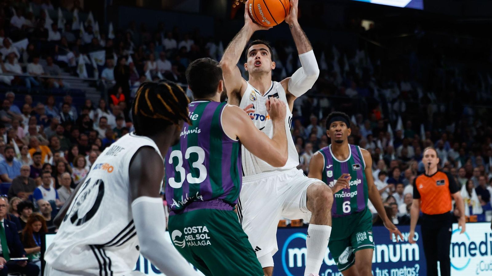 El Real Madrid-Unicaja, en fotos