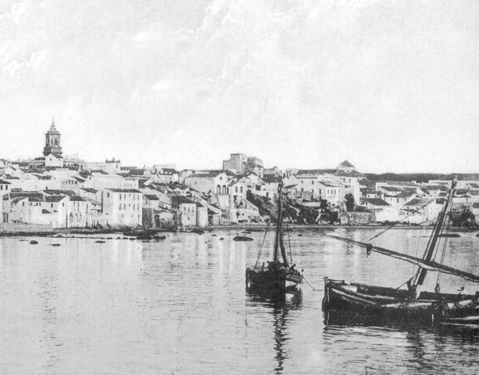 El Puerto de Algeciras, en una imagen de época.