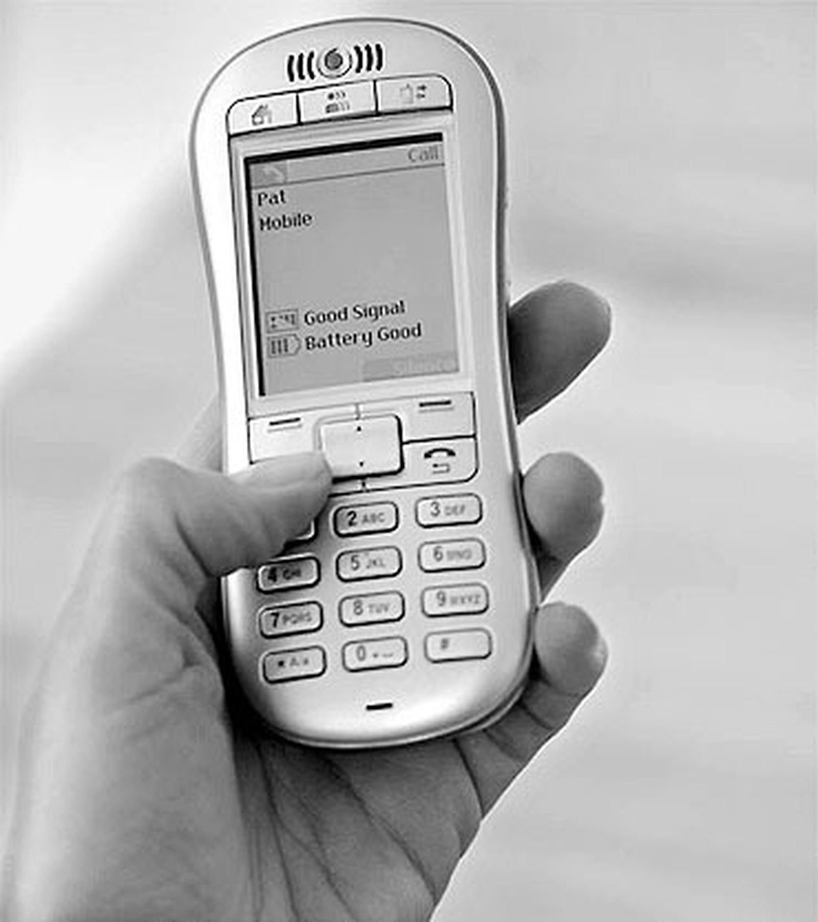 Modelo de teléfono móvil de la compañía Vodafone llamado "Vodafone Simply".