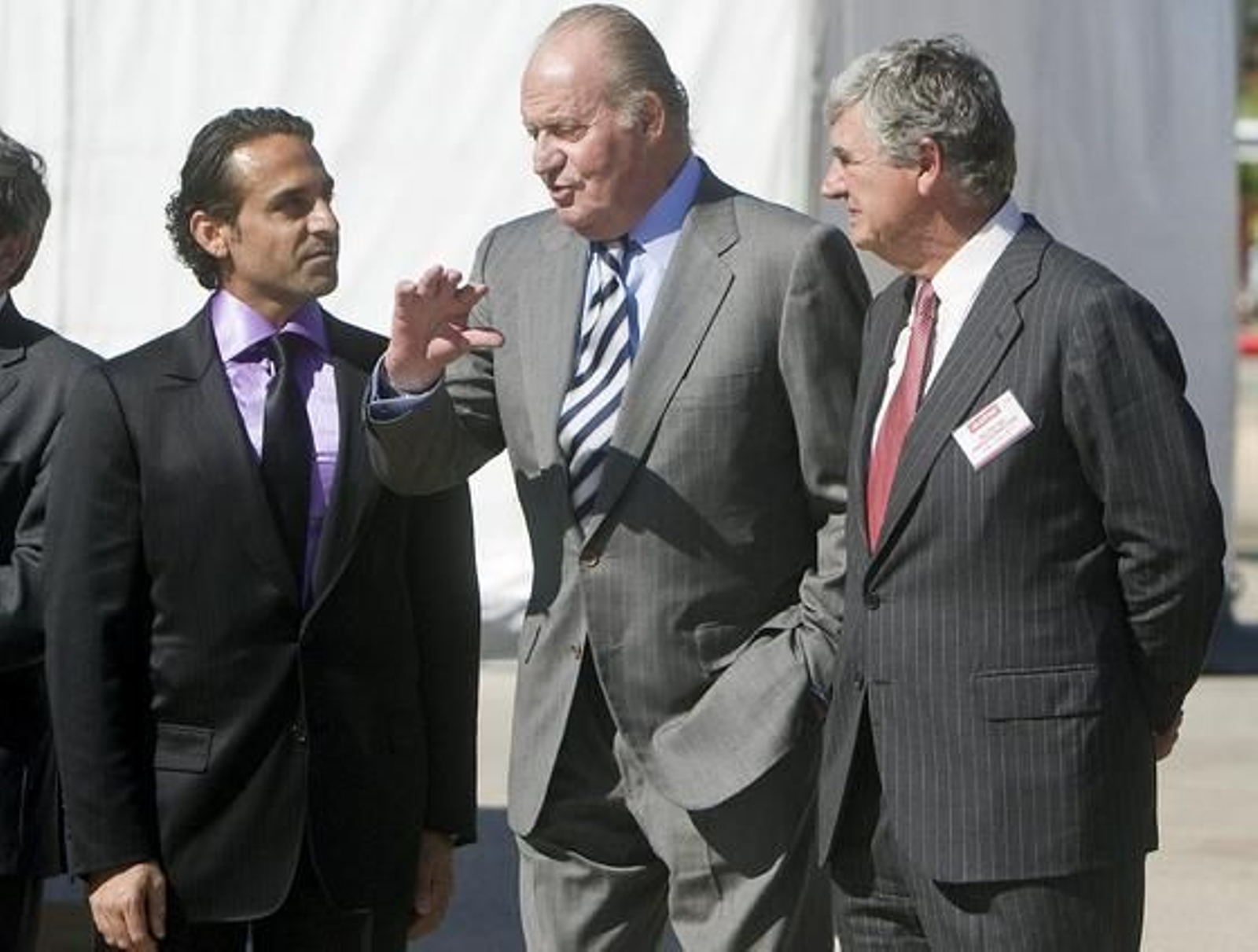 El rey Juan Carlos inaugura la ampliación de la refinería de Cepsa La Rábida. / EFE