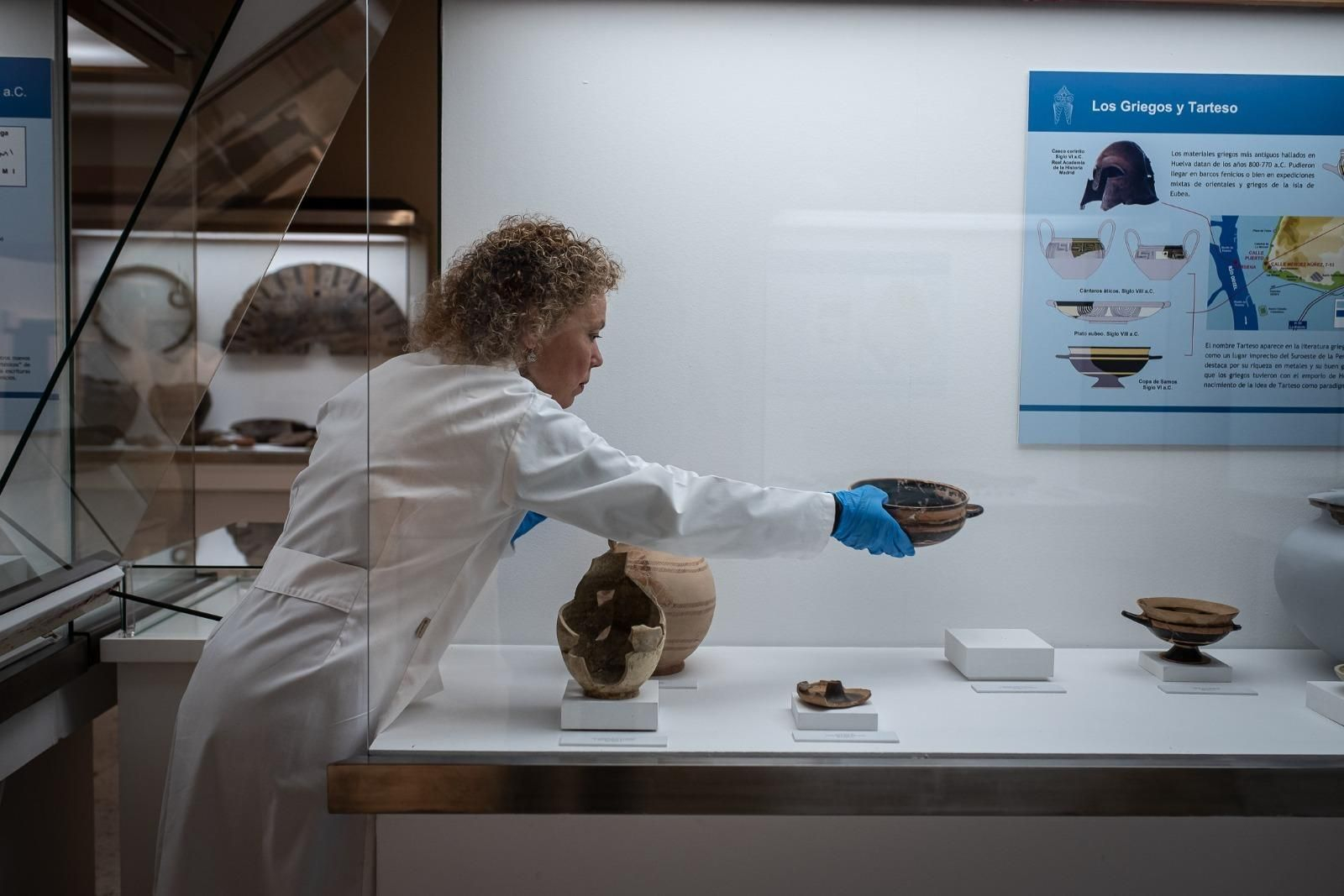 Algunas de las piezas que están expuestas en Alcalá de Henares.