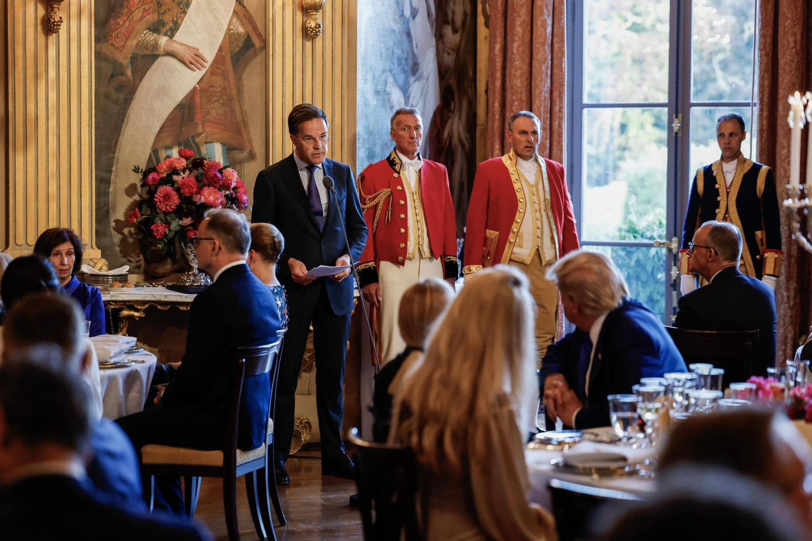 Las fotos de la cena inaugural de la cumbre de la OTAN en La Haya
